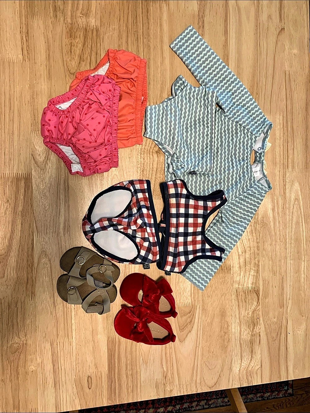 Modern Moments Swimwear & Sandal Bundle 12 month Girl